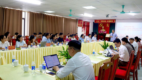 ĐOÀN CÔNG TÁC CỦA SỞ Y TẾ KIỂM TRA THỰC TRẠNG CÔNG TÁC Y TẾ TẠI BỆNH VIỆN Y HỌC CỔ TRUYỀN TỈNH LÀO CAI