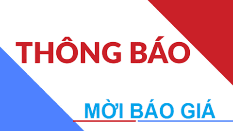 THÔNG BÁO MỜI BÁO GIÁ