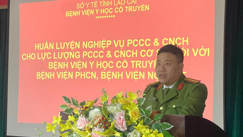 BỆNH VIỆN Y HỌC CỔ TRUYỀN TỔ CHỨC HUẤN LUYỆN NGHIỆP VỤ PHÒNG CHÁY CHỮA CHÁY VÀ CỨU NẠN CỨU HỘ CHO LỰC LƯỢNG CƠ SỞ