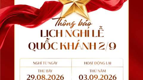 BỆNH VIỆN Y HỌC CỔ TRUYỀN TỈNH LÀO CAI TRÂN TRỌNG THÔNG BÁO LỊCH NGHỈ LỄ QUỐC KHÁNH 02/9/2026