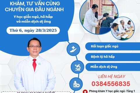 THÔNG BÁO LỊCH KHÁM CHUYÊN GIA NGÀY 28/3/2025