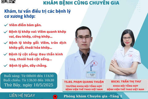 THÔNG BÁO LỊCH KHÁM CHUYÊN GIA