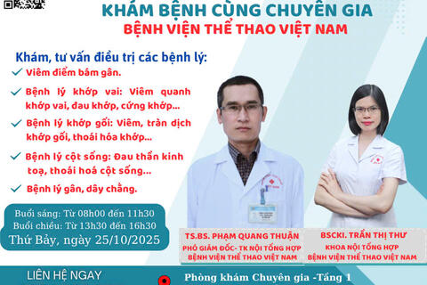 THÔNG BÁO LỊCH KHÁM CHUYÊN GIA