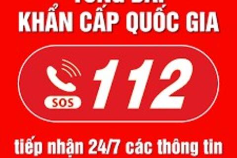TỔNG ĐÀI 112: TIẾP NHẬN THÔNG TIN VỀ SỰ CỐ THIÊN TAI, THẢM HỌA, NHỮNG NGUY CƠ XẢY RA, YÊU CẦU TRỢ GIÚP CỦA TỔ CHỨC, CÁ NHÂN