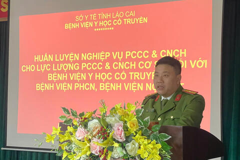 BỆNH VIỆN Y HỌC CỔ TRUYỀN TỔ CHỨC HUẤN LUYỆN NGHIỆP VỤ PHÒNG CHÁY CHỮA CHÁY VÀ CỨU NẠN CỨU HỘ CHO LỰC LƯỢNG CƠ SỞ