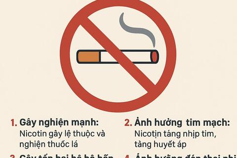 TÁC HẠI CỦA NICÔTIN TRONG THUỐC LÁ